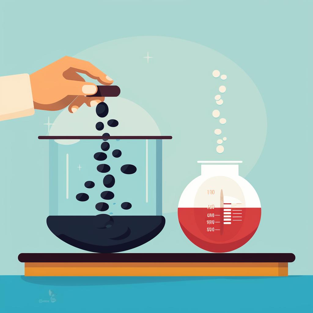 Measuring coffee and water